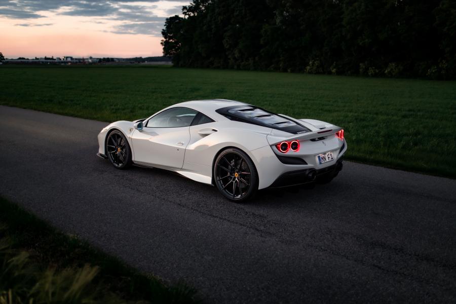  Ferrari F8 Tributo by Novitec Rosso on Vossen Wheels (NF9) 2020 года  (фото 11 из 14)